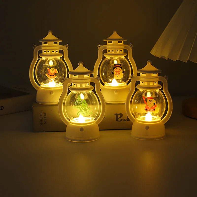 WinterGlow - Mini Lâmpada de Natal com LED para Iluminação Quente e Aconchegante