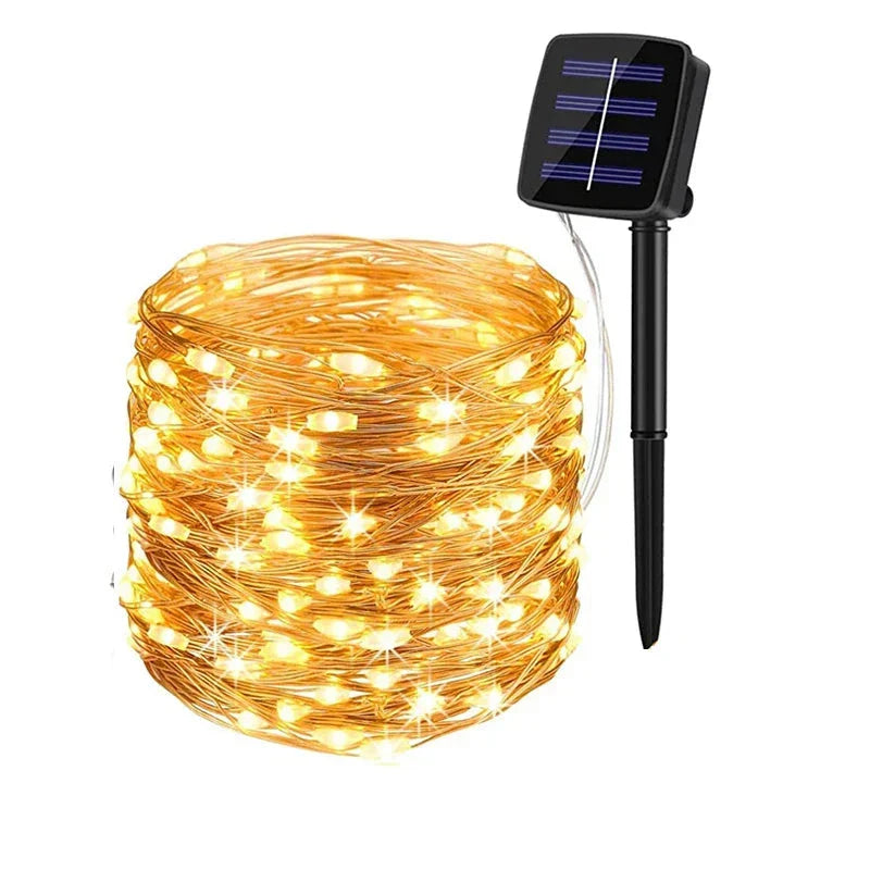 SolarGlow - Solar Energy Party Lights for Garden and Terrace