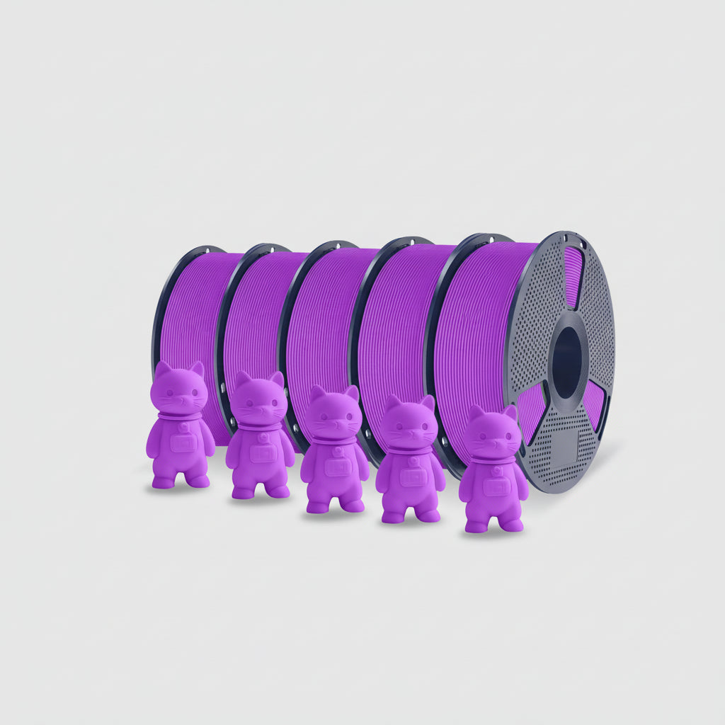 PLA Matte 3D Filament FDM Printers Colorful Environmentally Friendly Materials