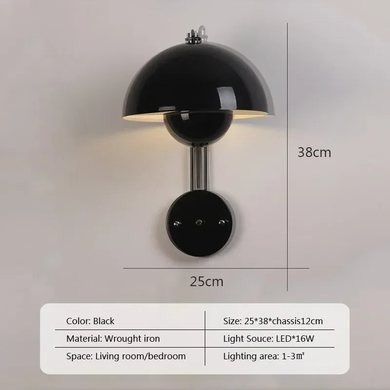 NordicGlow - Minimalist Multicolor LED Wall Lamp for Bedroom and Living Room