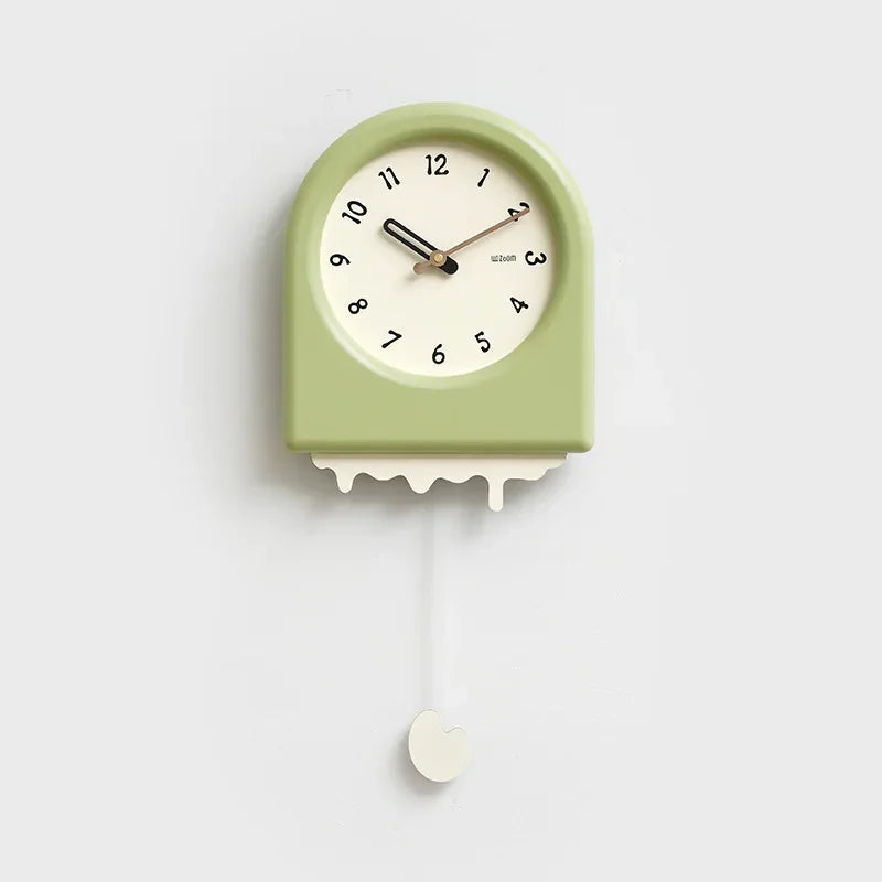 CremePendulum - Korean Style Wall Clock with Modern Design
