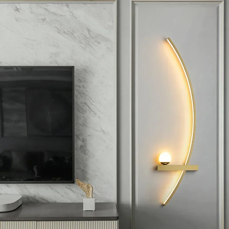 StripeGlow - Modern LED Wall Lamps for Stylish Interiors