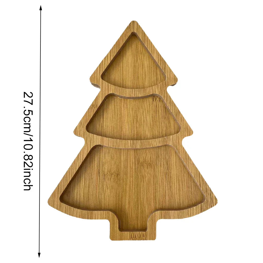 FeastWood - Wooden Christmas Tree Serving Board