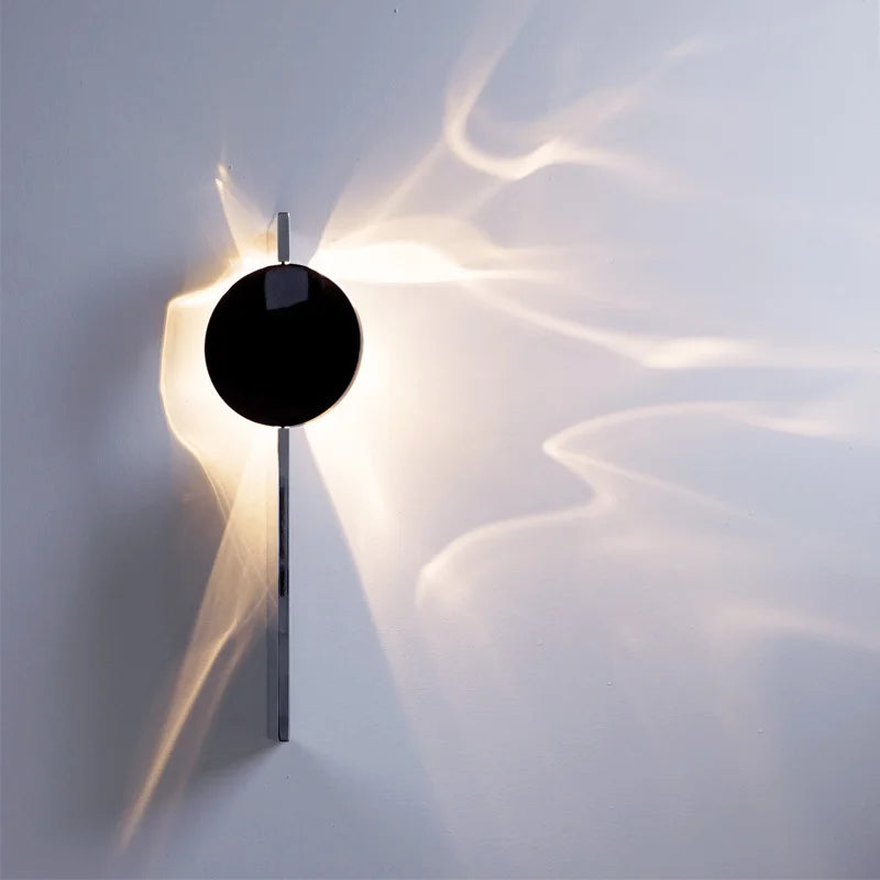 RippleGlow - Lampada da parete rotante di lusso per camera da letto e soggiorno
