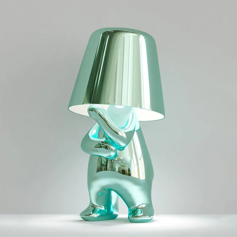 ThinkLuxe - Modern LED Table Lamp Resin Base