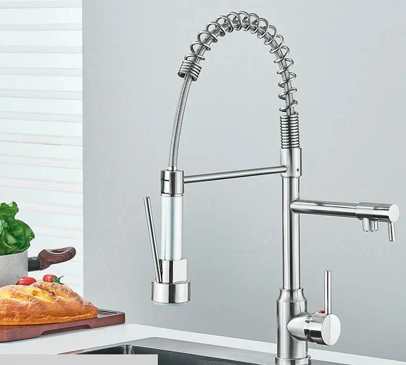 FlexiNickel – 360° Rotating Kitchen Mixer Tap