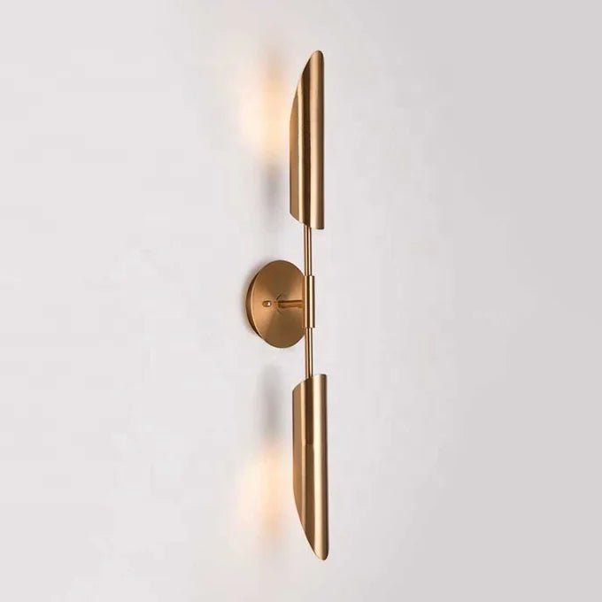 LuxeGlam - Golden Industrial Wall Lamp for Hotel and Living Room