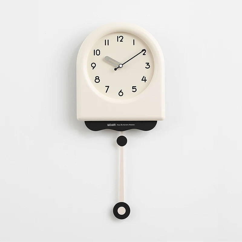 CremePendulum - Korean Style Wall Clock with Modern Design