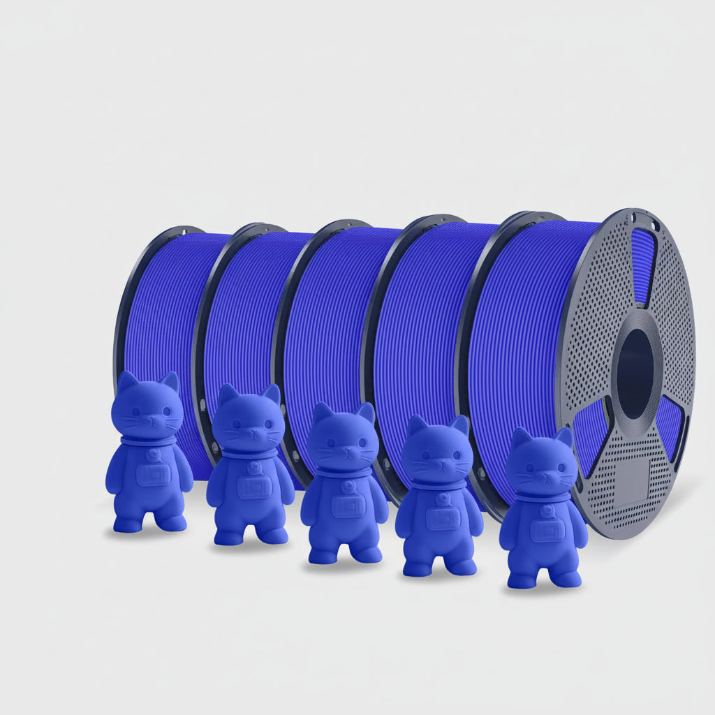 PLA Matte 3D Filament FDM Printers Colorful Environmentally Friendly Materials