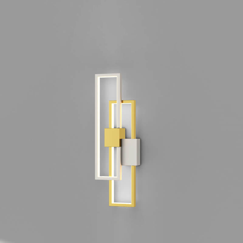 LumiSil - Lámpara de pared LED con marco cuadrado minimalista