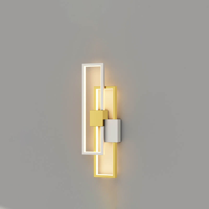 LumiSil - Lámpara de pared LED con marco cuadrado minimalista