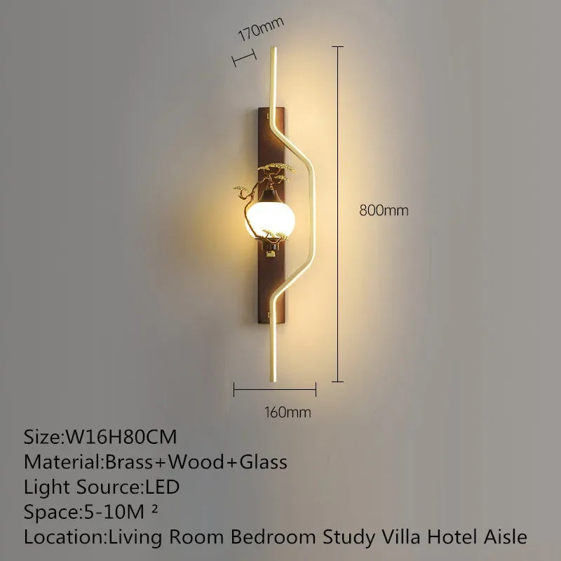 MessingLuxe - Contemporary Wall Lamp