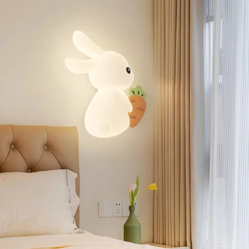 RabbitLight - Shady LED Rabbit Wall Lamp for Children's Rooms