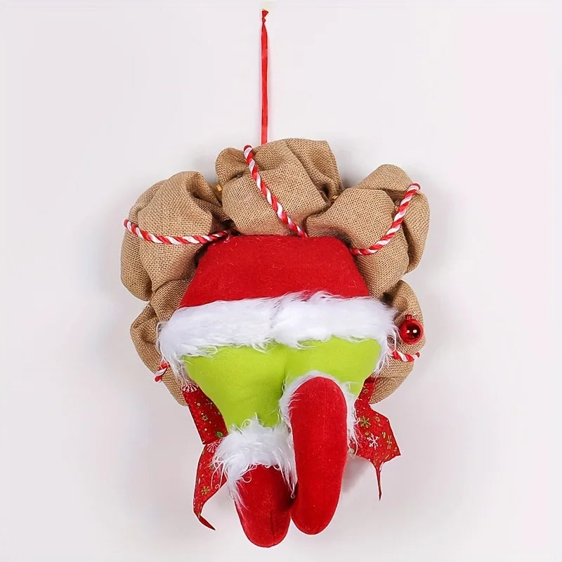 ElfWreath - Christmas wreath with patchwork thumb legs