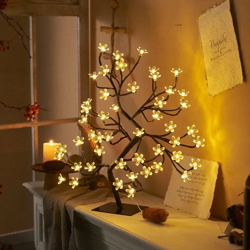 GlowBlossom - LED Kersenbloesem Boomlamp – Sfeervolle Verlichting voor Woon- en Slaapkamer