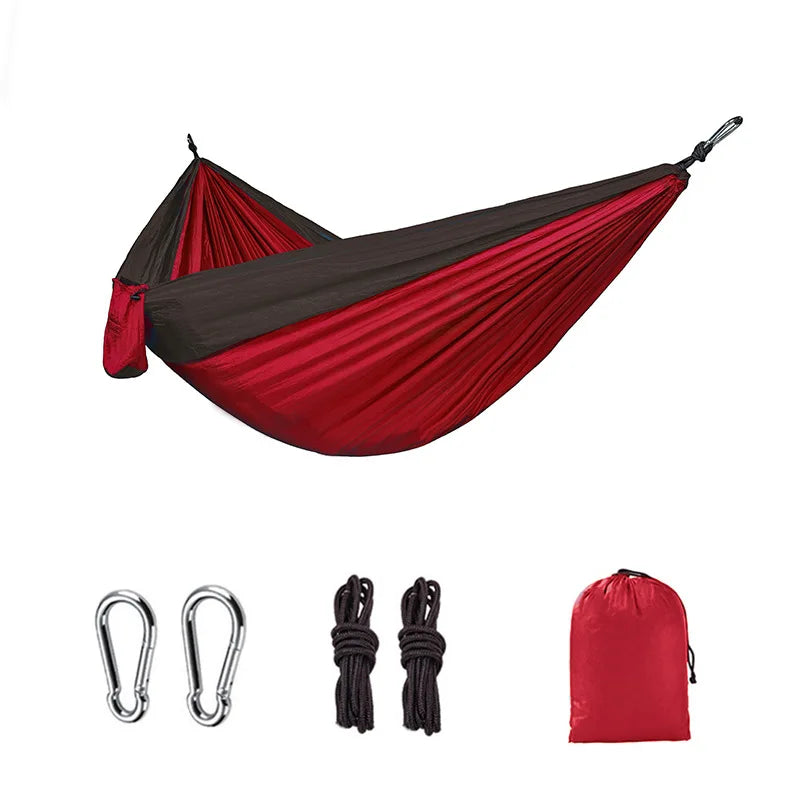 Single Person Portable Outdoor Camping Hammock made of Nylon