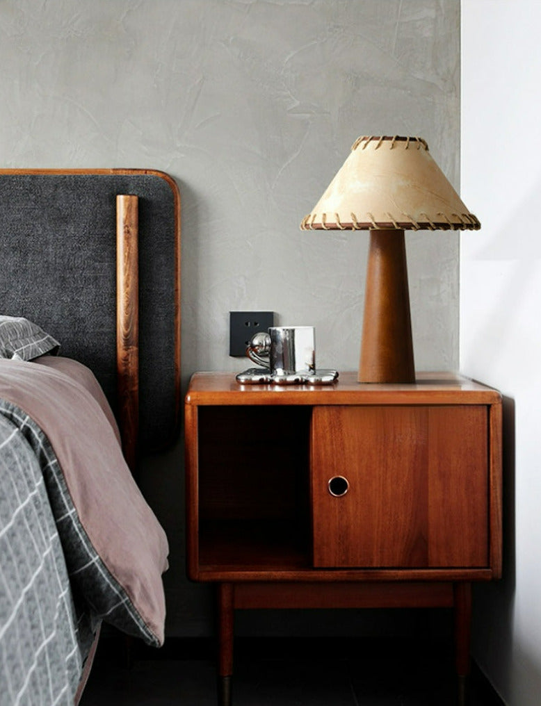 ZenGlow - Wabi-Sabi Wooden Table Lamp