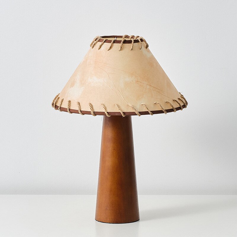 ZenGlow - Wabi-Sabi Wooden Table Lamp