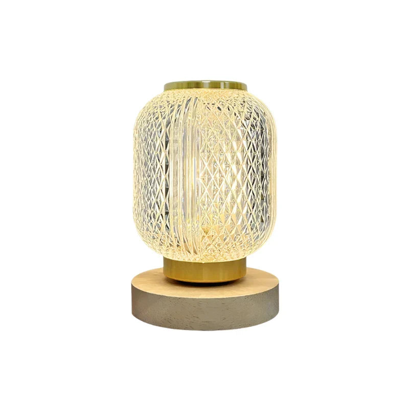 CrystalGlow - Luxury Crystal Table Lamp with LED Lighting