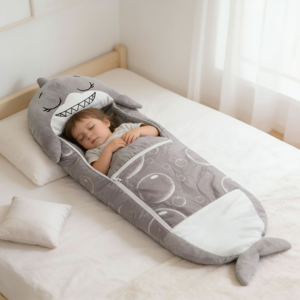 Children's Cooling Sleeping Bag Portable Foldable Pillow