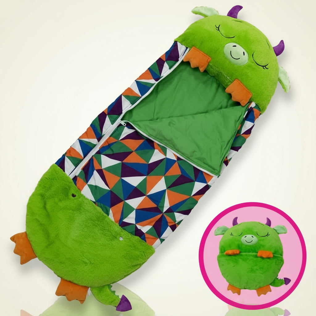 Children's Cooling Sleeping Bag Portable Foldable Pillow