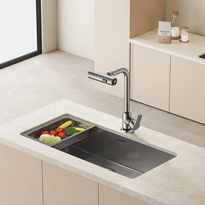 CascadeFlow – Swivel Waterfall Kitchen Faucet