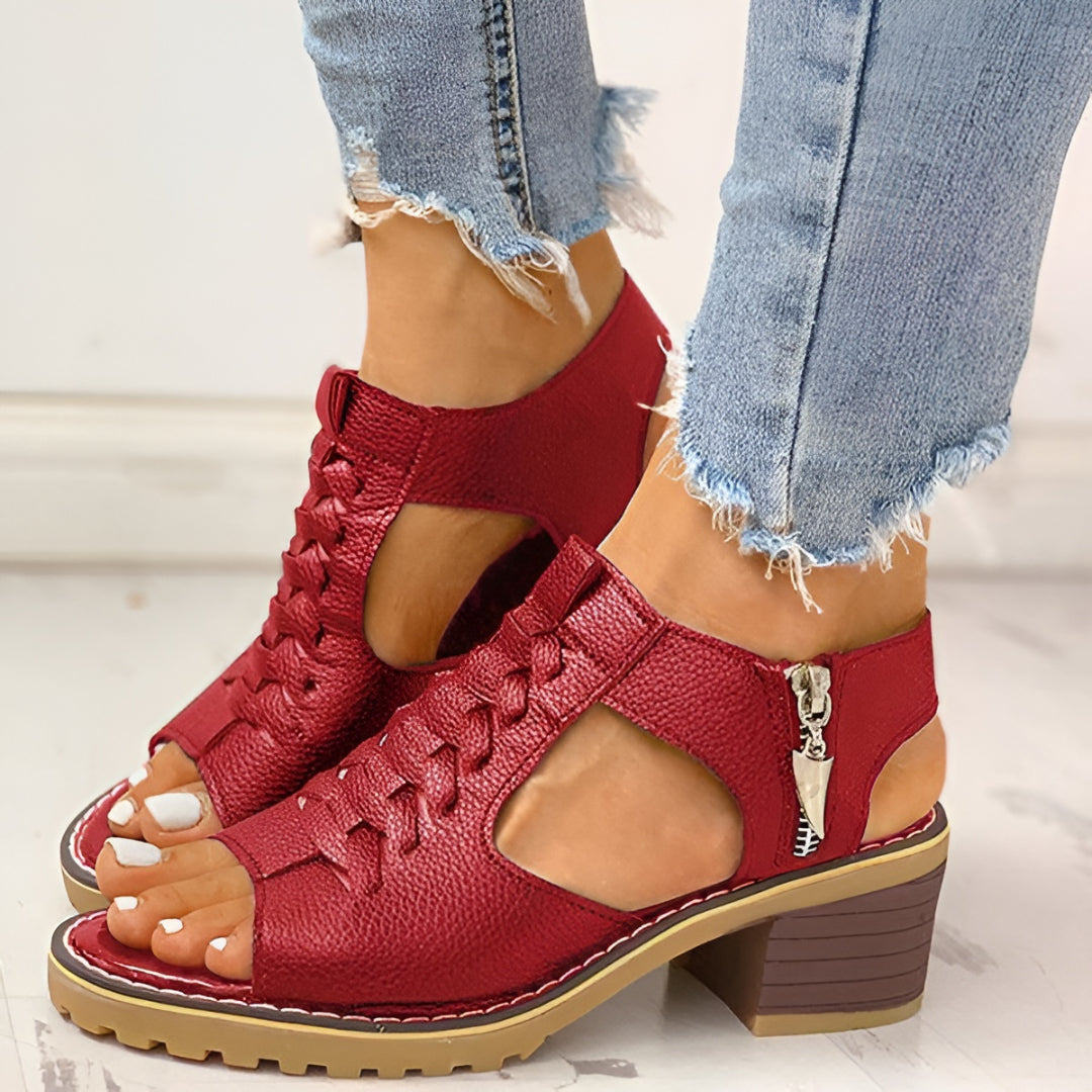 Women's Open Toe Wedge Sandals Summer