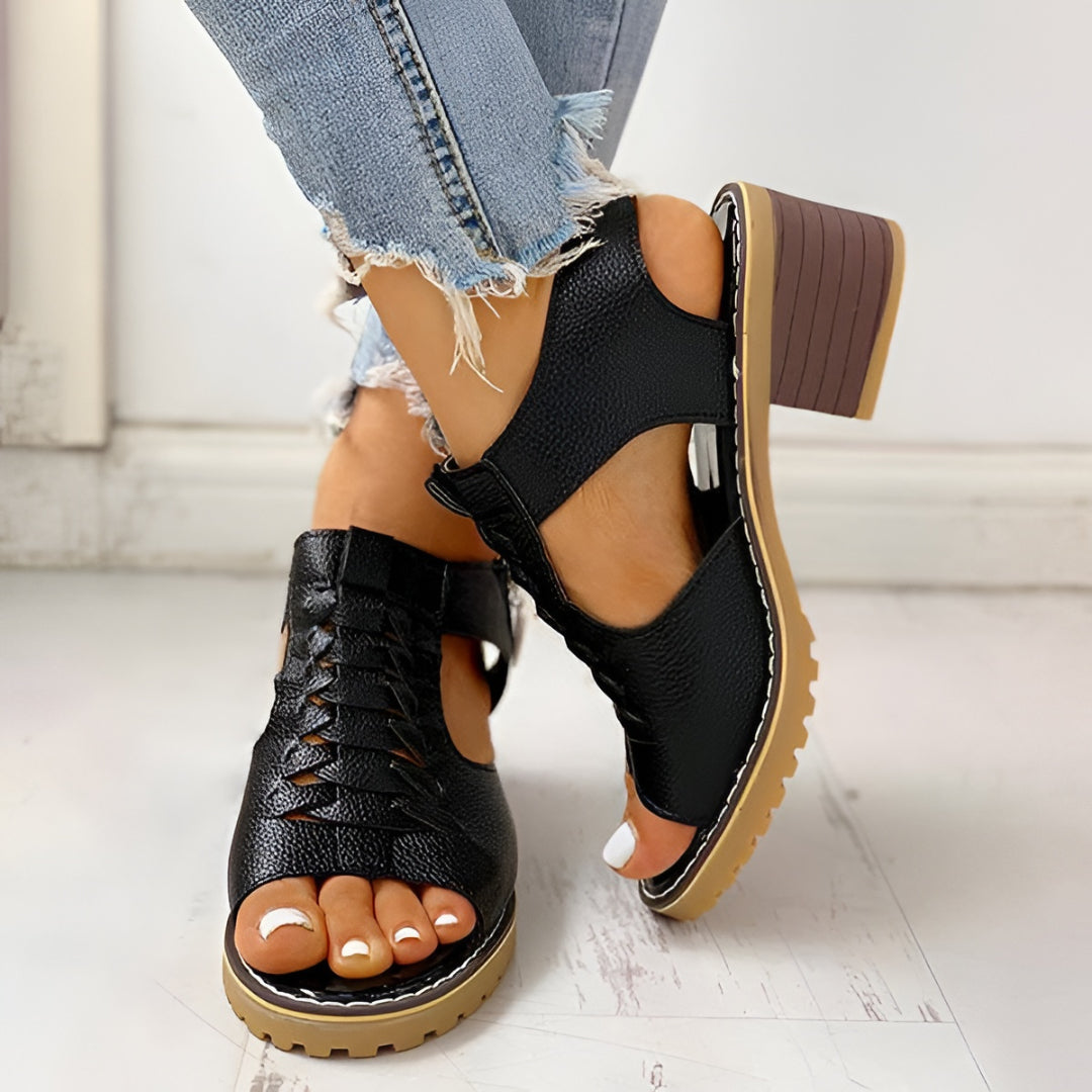 Women's Open Toe Wedge Sandals Summer