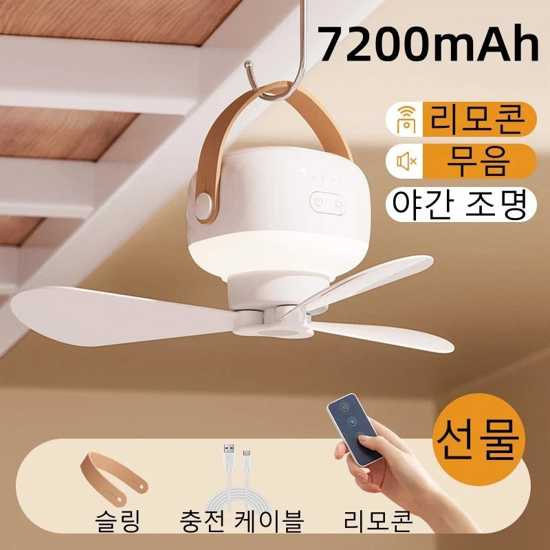 Ventilador de techo lujoso con iluminación LED