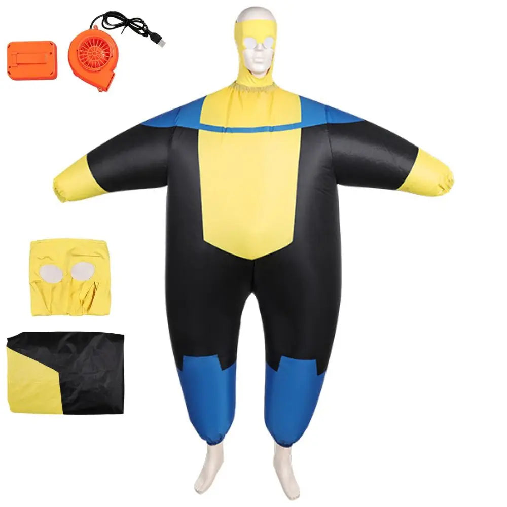 Fato de Halloween Super-Herói Homem Elástico Carnaval
