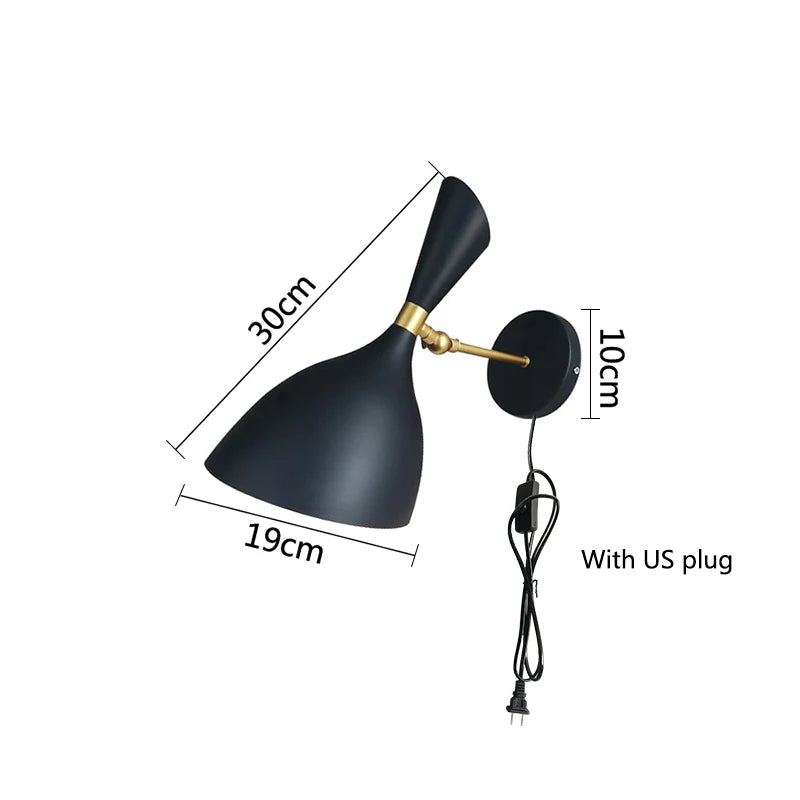 LoftLight - LED Bedroom Bed Lamp Industrial Loft Wall Lamp