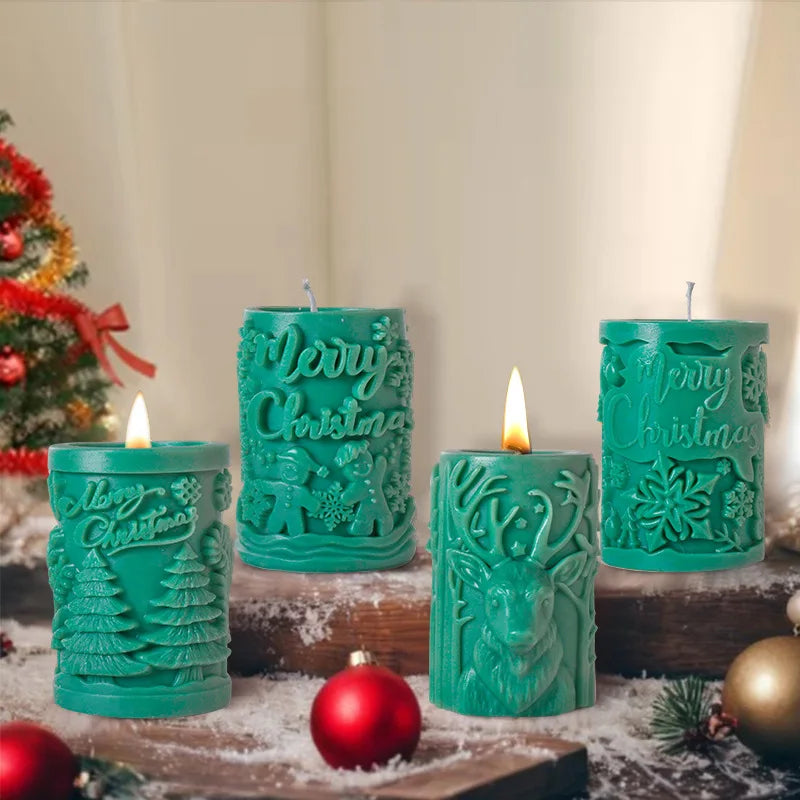 ElkMold – Elegant 3D Christmas Candle Molds