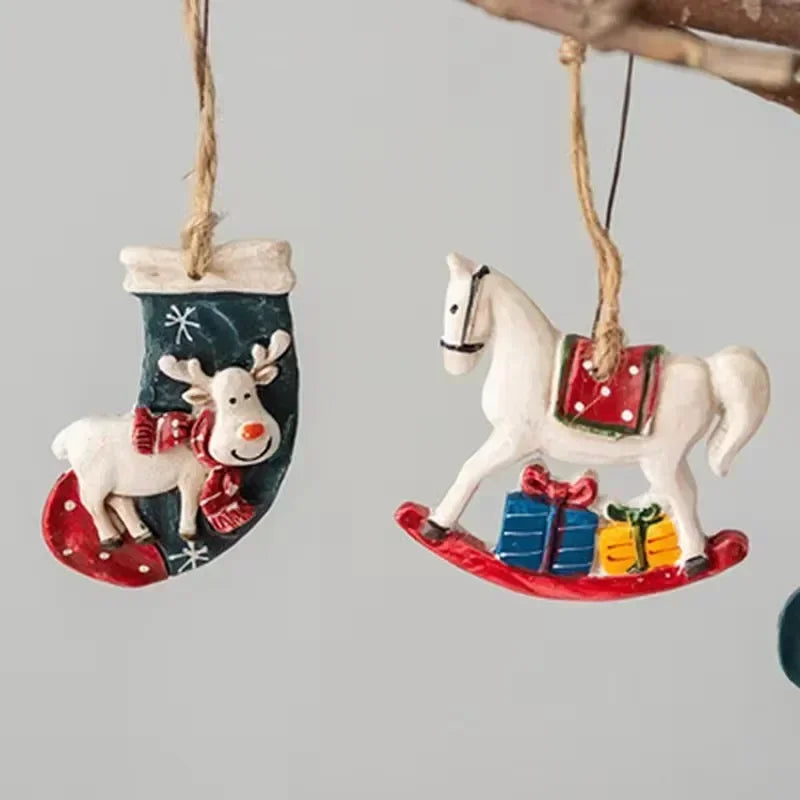 FestiveSocks - Decoraciones navideñas con alce