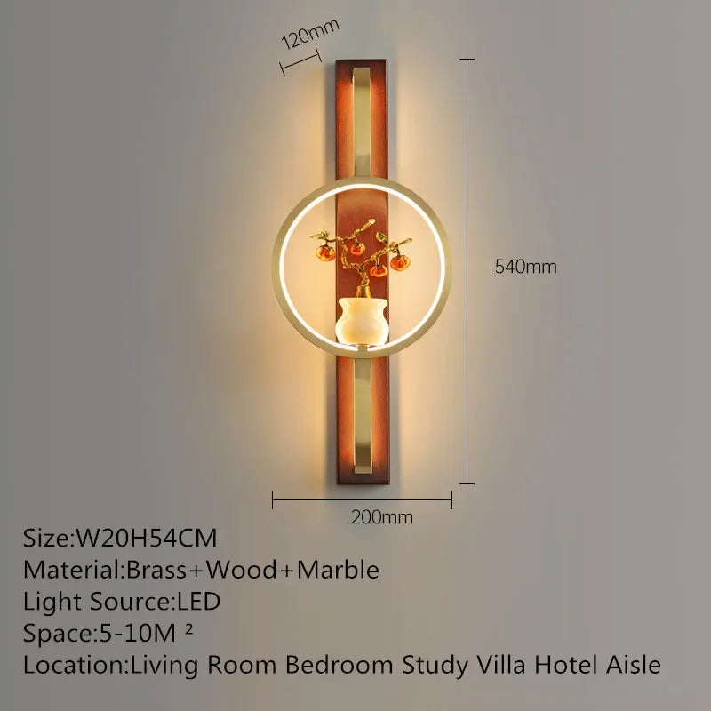 MessingLuxe - Contemporary Wall Lamp