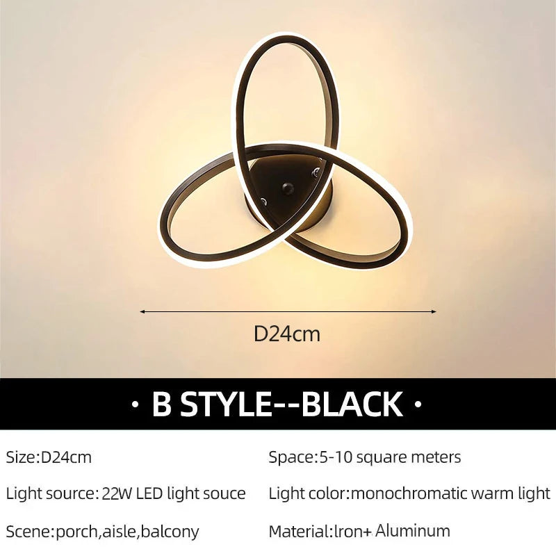LuxeLED - Modern Ceiling Lamp for Bedroom and Living Room
