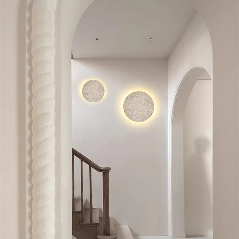 ZenGlow - Minimalist Wall Lamp in Wabi-Sabi Style