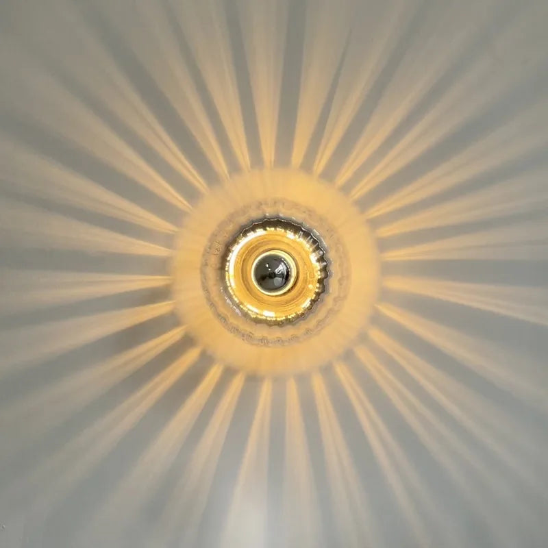 BauhausLight - Glass Wall Lamp with E14 Socket for Living Room and Hallway