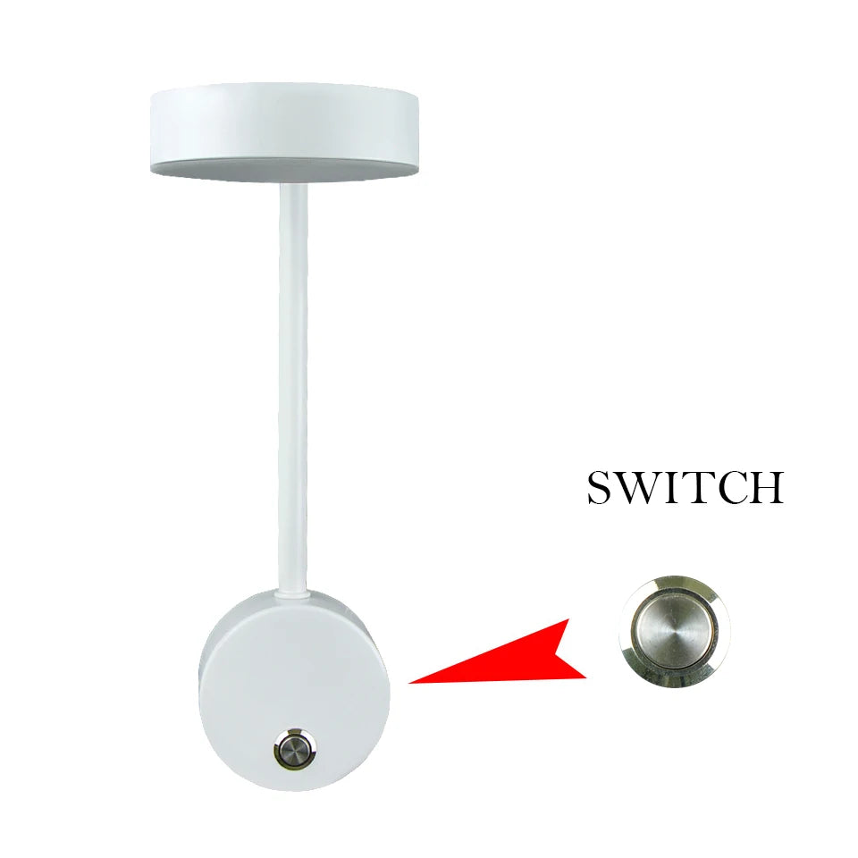 NordicGlow - Rotatable LED Wand Lamp for Living Room and Bedroom