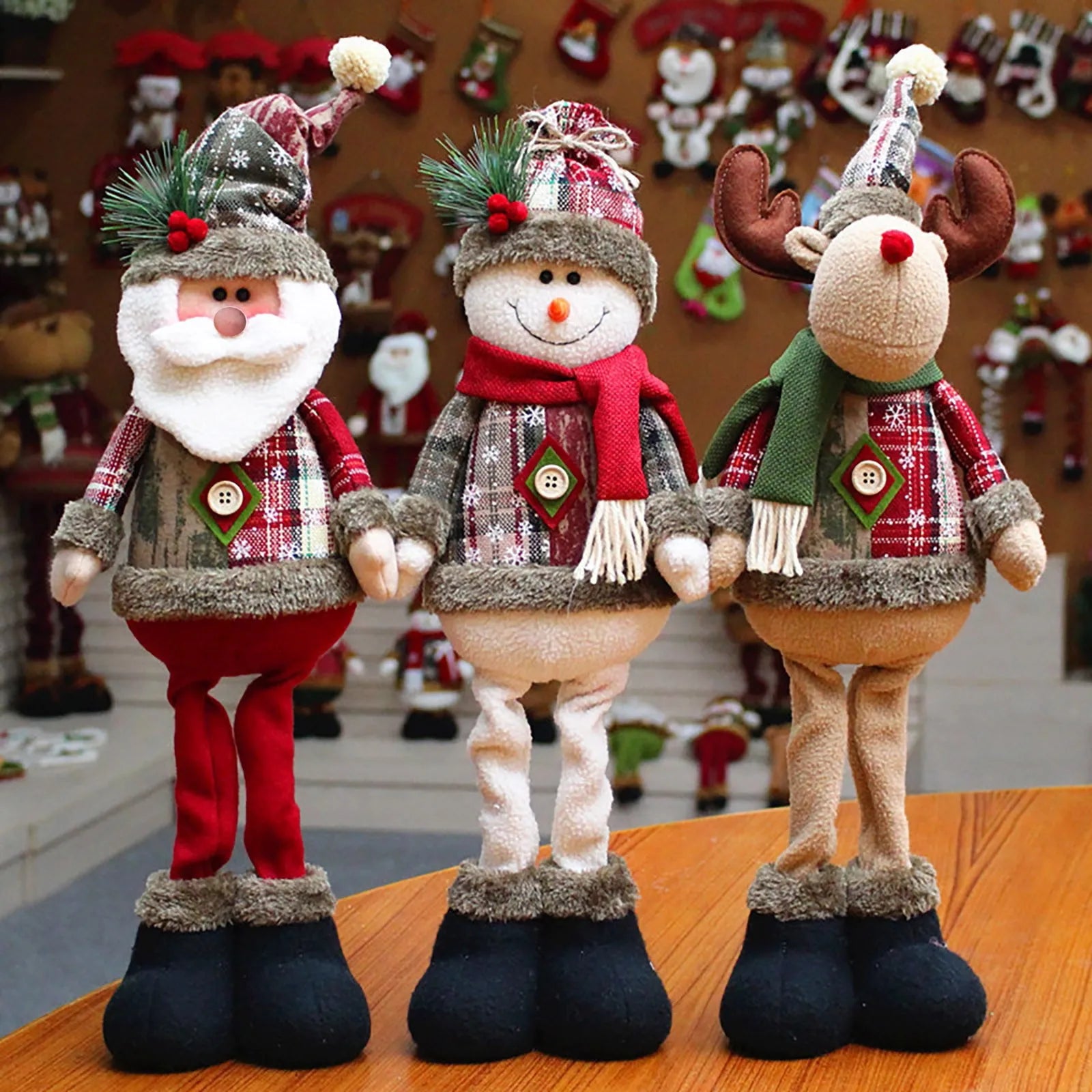 KerstKnuffel - Pupazzi di Natale in peluche per neonati
