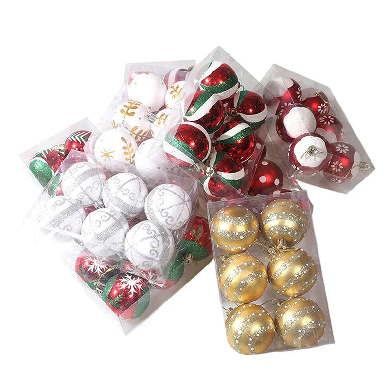 WinterGlans - Elegant Snowflake Christmas Ornaments