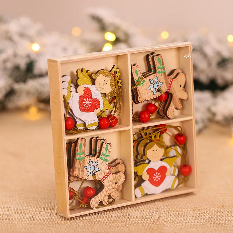 OrnamentGnomes – Wooden Hanging Decorations for Christmas
