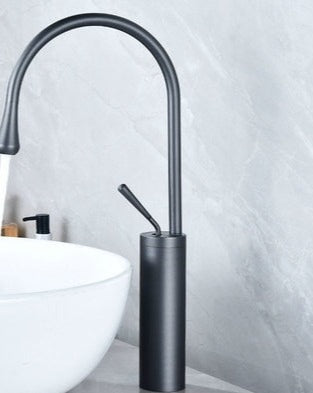 Grifo de lavabo estilo Druppels para baño, giratorio, grifo de cascada