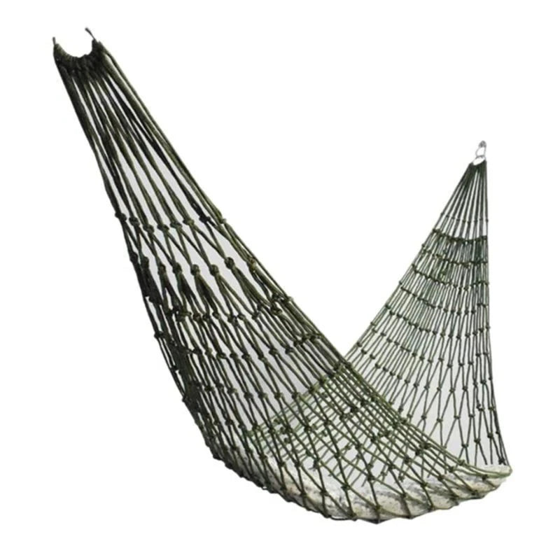Single Wide Thick Canvas Hammock Outdoor Camping