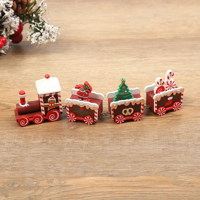KerstExpress - Festive Plastic Christmas Train for Decoration
