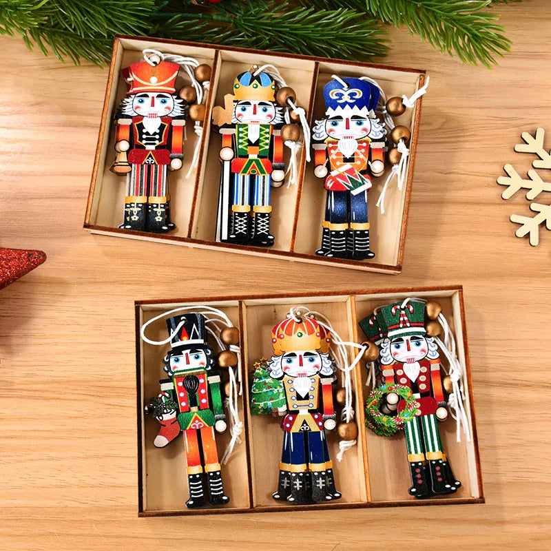 JoyOrnaments – Cheerful Wooden Christmas Pendants