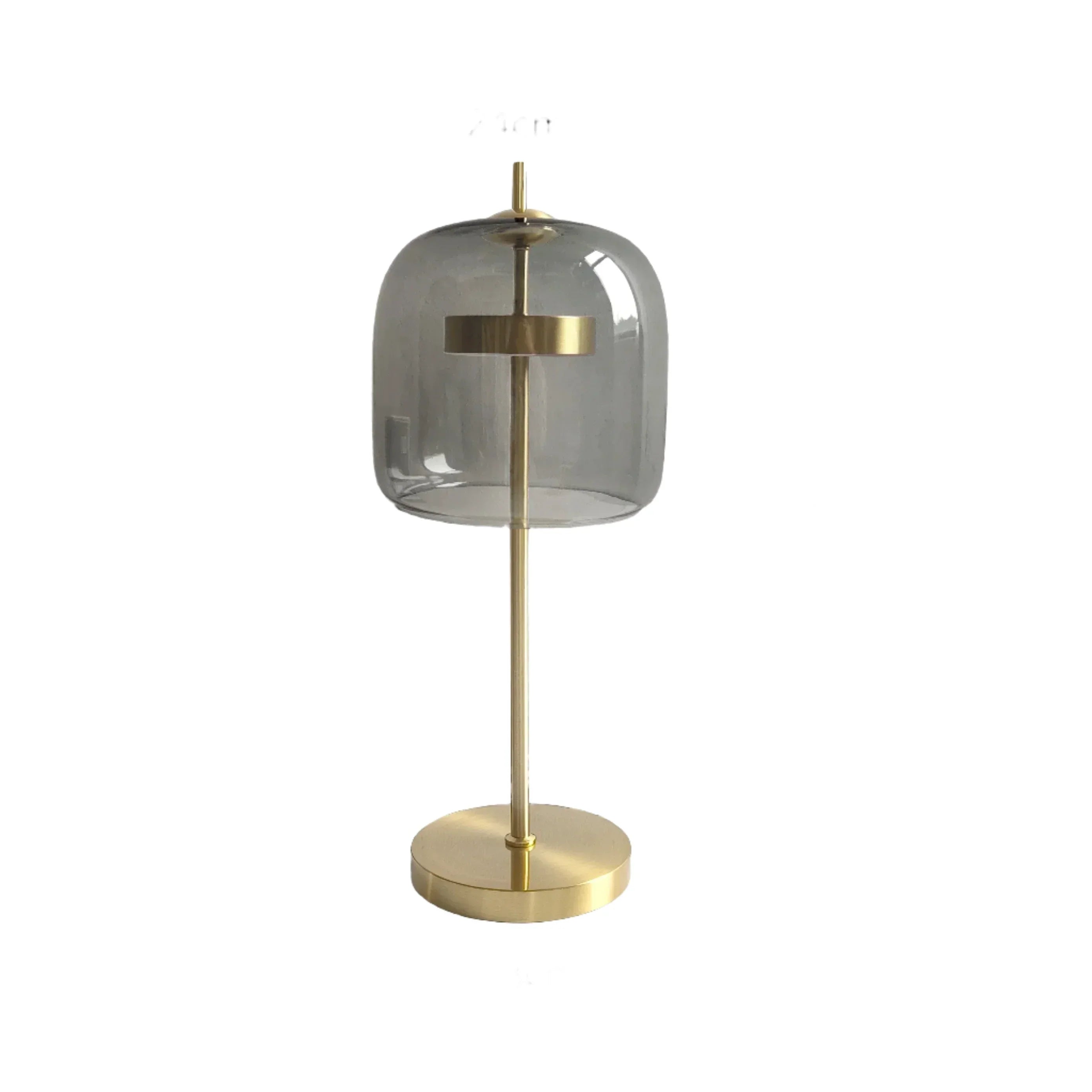 LumiGlass - Lampada da Tavolo in Vetro Moderna | Elegante Lampada Notturna LED per Camera da Letto e Soggiorno