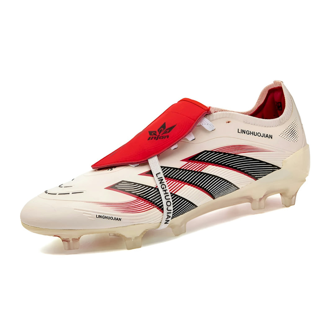 Scarpe da calcio uomo Mondiali con tacchetti alti, allacciate, antiscivolo