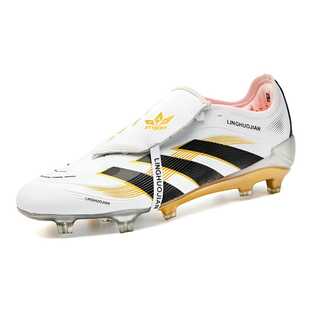 Scarpe da calcio uomo Mondiali con tacchetti alti, allacciate, antiscivolo