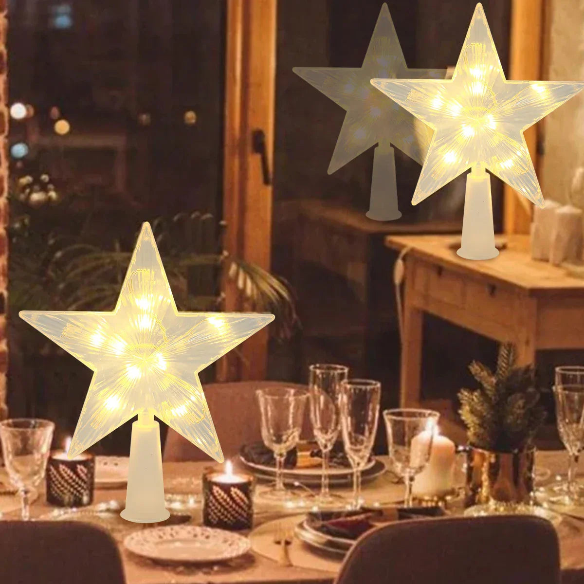 BrightStar - Luminous Star for the Top of the Christmas Tree