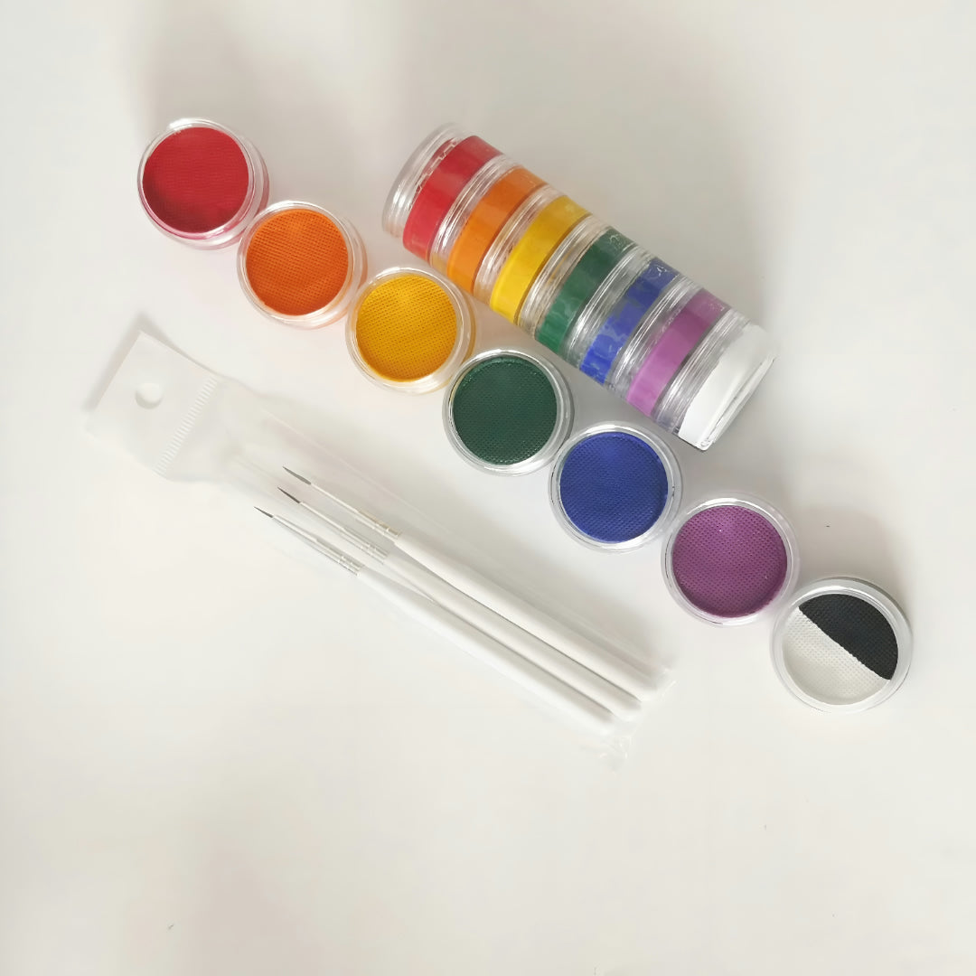Body Paint World Cup Makeup Face Paint Set Brushes Creative